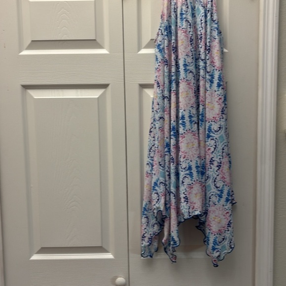 ❤️3 for $15!❤️ BONNIE JEAN Big Girls Floral-Print Pebble Crepe Sundress size 12 - Picture 12 of 12